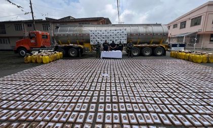 Incautan 1.4 toneladas de cocaína en Palmira