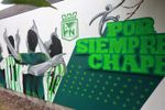 Imagen de El Atlético Nacional desvela un mural en su sede deportiva en homenaje al Chapecoense