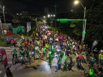 Imagen de Cierre de la Semana de la Seguridad Vial en Rionegro: más de 650 ciclistas participaron en el Bicipaseo de Neones
